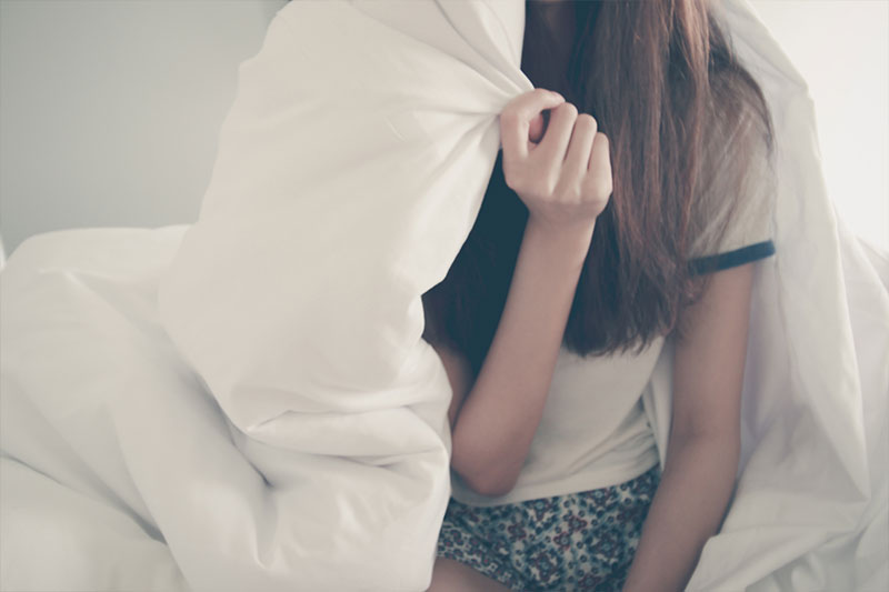 Girl Tired Under Covers | New Concept Sleep | Gulf Coast Dental Sleep